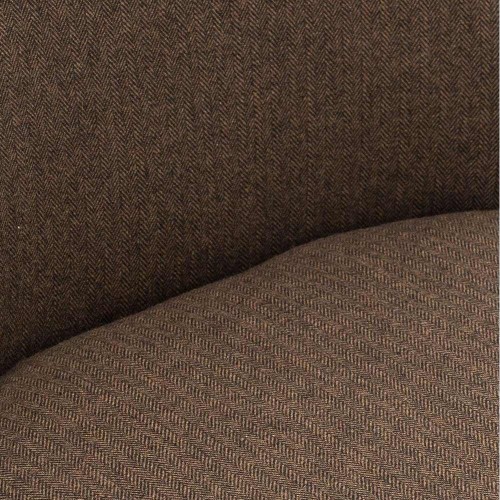 Derby fauteuil Bruin Chevron stof