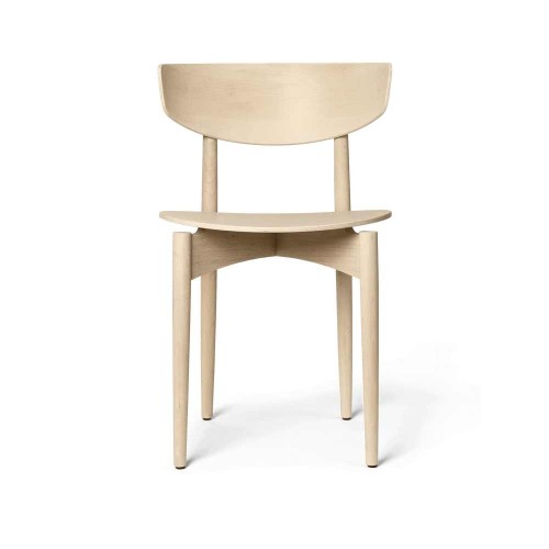 Silla de comedor Herman - Haya aceitada blanca