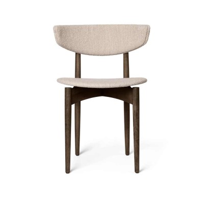 Herman dining chair - Soft Bouclé Beech stained dark/natural Ferm Living