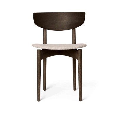 Chaise de salle à manger Herman - Soft Bouclé Hêtre teinté foncé/naturel