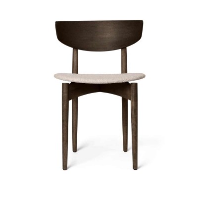 Silla de comedor Herman - Soft Bouclé Hêtre teinté foncé/naturel Ferm Living