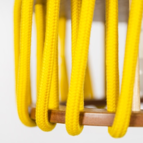 Macaron colgante amarillo claro S Emko