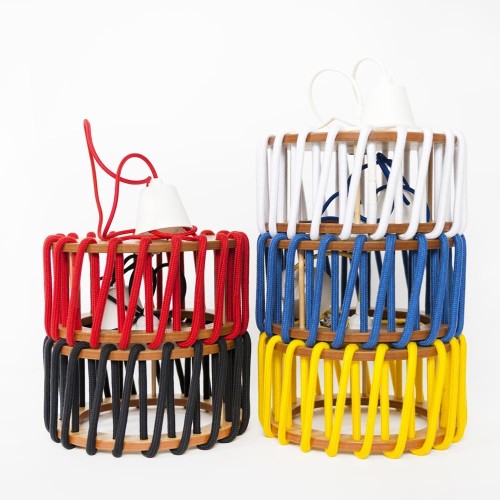 Suspension Macaron jaune S Emko