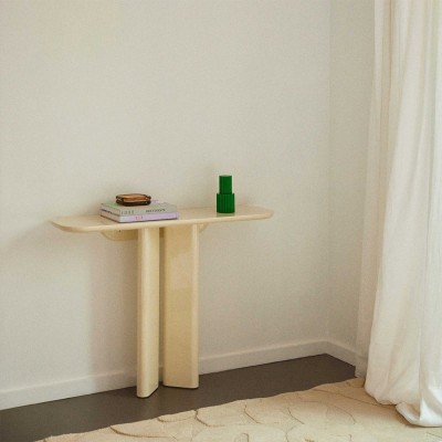 Consola Lou - Laqué Crème Gabrielle Paris