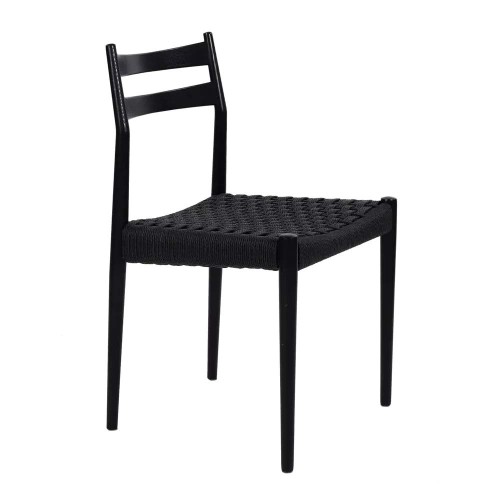 Minou chair L 51.5 x W 51.5 x H 80 cm - black