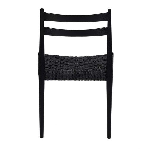 Silla Minou L 51,5 x An 51,5 x Al 80 cm - negra