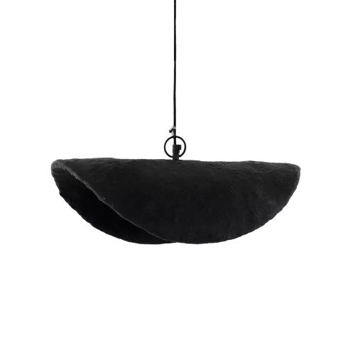 Suspension Eivissa L 45 x W 30 x H 14 cm - noir