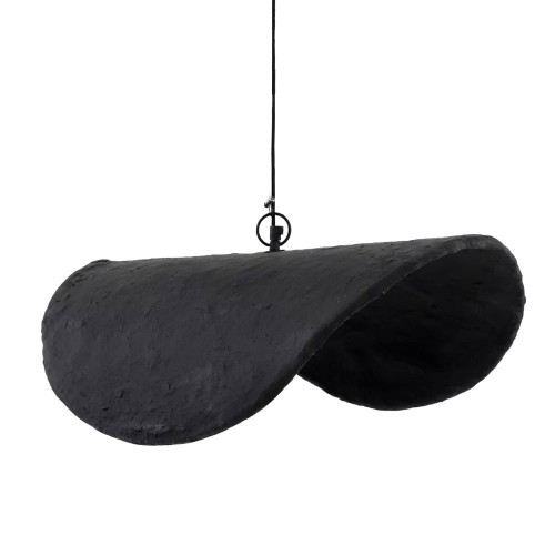 Eivissa hanging lamp L 58 x W 43 x H 18 cm - black