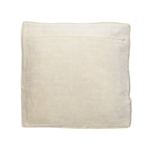 Alpha Opposites cushion - Ochre and white