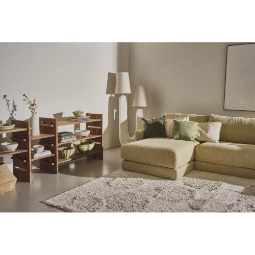 Alpha Opposites cushion - green