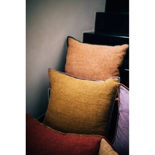 Alpha Opposites cushion - camel