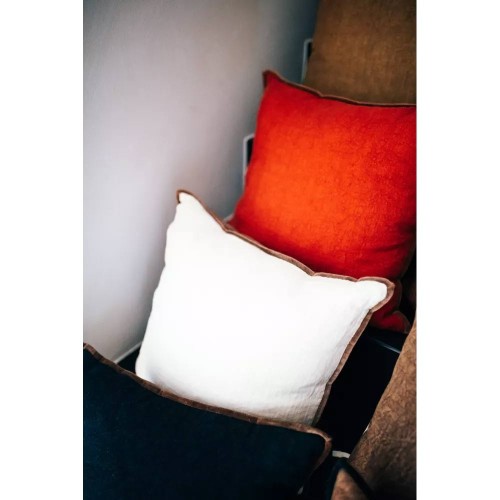 Alpha Opposites cushion - Ivory