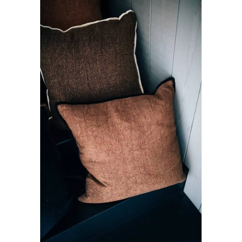 Alpha Opposites cushion - Chocolate