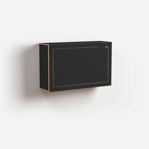 Fläpps Box Secretario 80x50x20 - negro