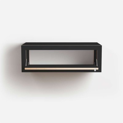 Fläpps Box console murale 80x27x40 - noir 2