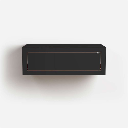 Fläpps Box console murale 80x27x40 - noir