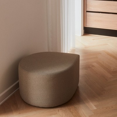 Pouf riccio Stilla taupe 2