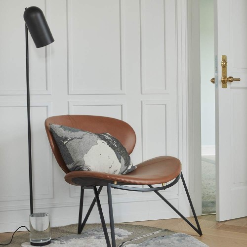 LUCÉO floor lamp black/light