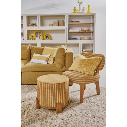 Coussin Saint-Tropez L 65 x W 45 cm - jaune