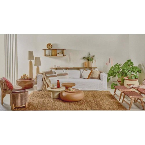 Coussin Saint-Tropez L 65 x W 45 cm - rouille