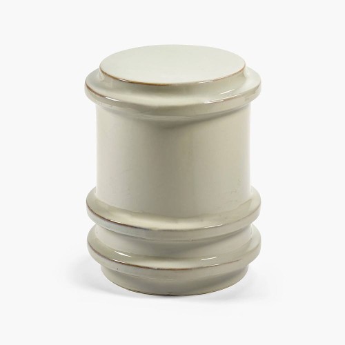 Pawn grey geometric side table