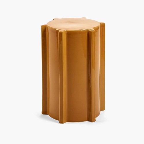 Tavolino geometrico ocra Pawn