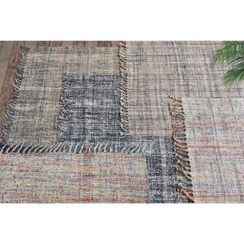 Tapis Fahro multicolore/naturel