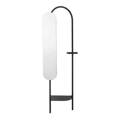 Kleiderschrank Belen schwarz Bloomingville