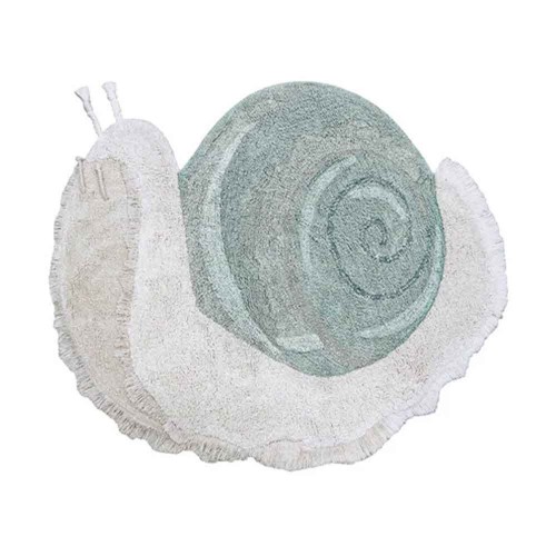 Waschbarer Teppich aus Baumwolle Snail