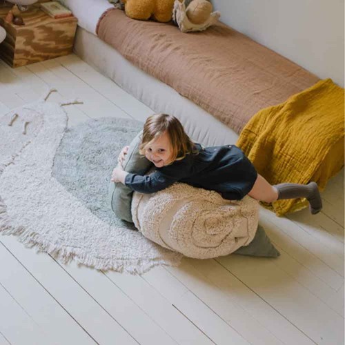 Snail washable cotton carpet