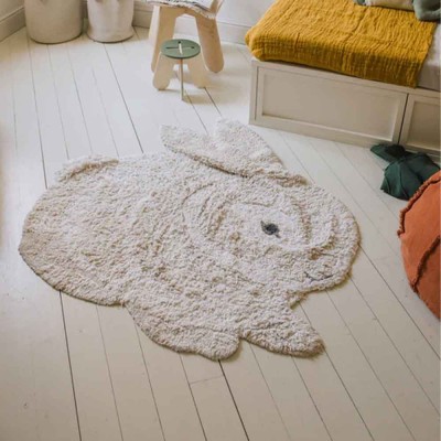 Alfombra de algodón lavable Bunny 2
