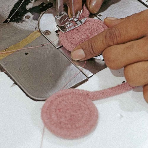 Baby vlinder wasbaar katoenen matje