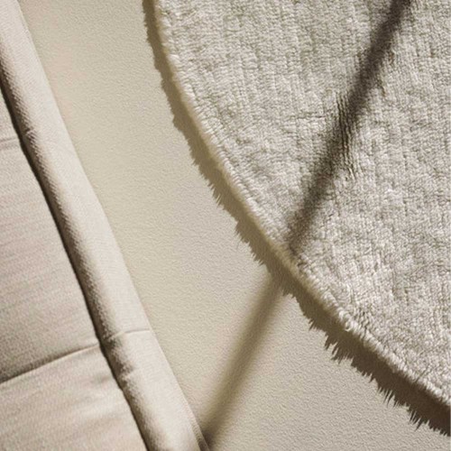 Alfombra redonda Woolable, natural
