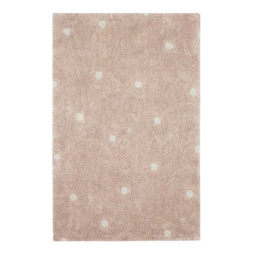 Alfombra lavable Mini Dot Rosa