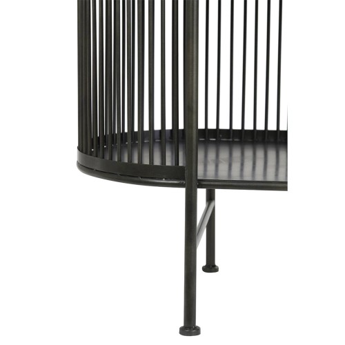 Open kast 119x40x161 cm YINTHE zwart