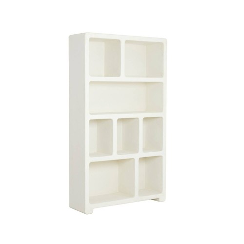 Cabinet 110x35x190 cm NAHUA crème