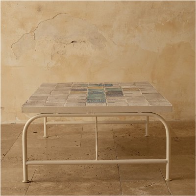 Table Céramique Dolores Dessin Abstrait Honoré