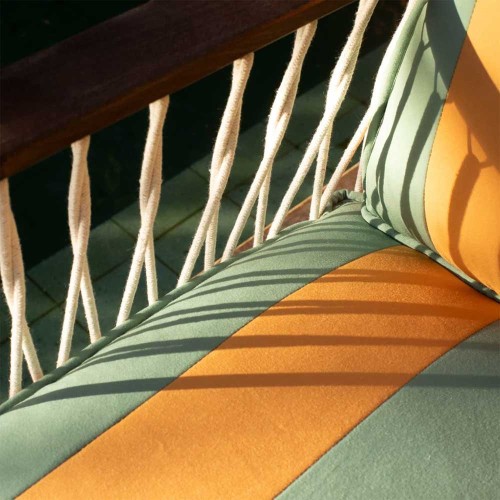 Striped Outdoor Croisette Armchair