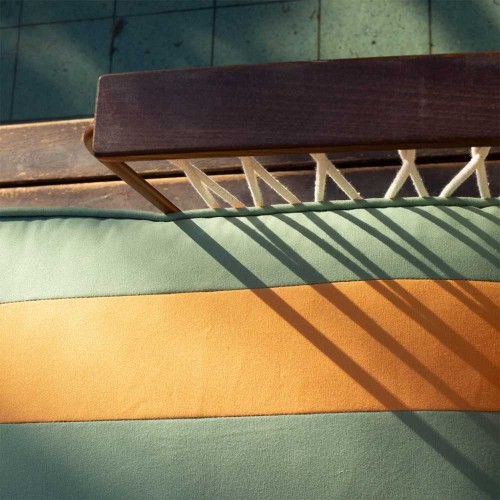 Sillón Croisette de rayas para exterior