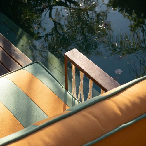 Outdoor Croisette Sessel Gestreift