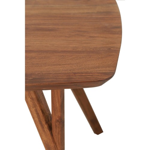 Mesa de comedor QUENZA de madera de acacia 200x100x76 cm