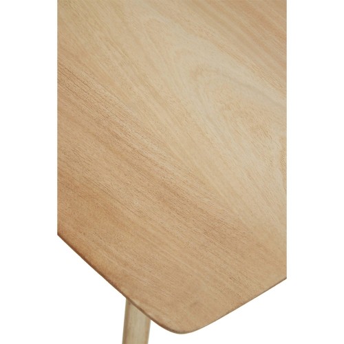 Mesa de comedor QUENZA de madera de mango natural 200x100x76 cm