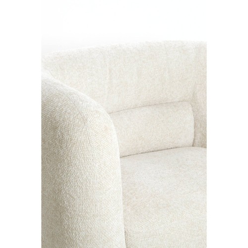 Sillón 105x85x81 cm KIALY crema