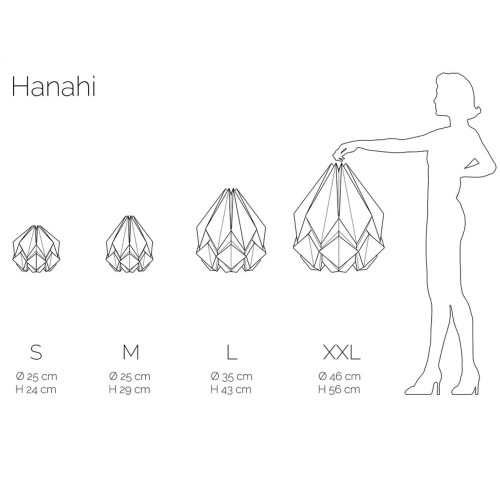 Hanahi Spring pendant lamp Tedzukuri Atelier