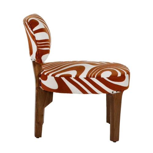 Sessel BRINDISI - rostfarben