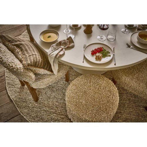 BRINDISI poef - beige