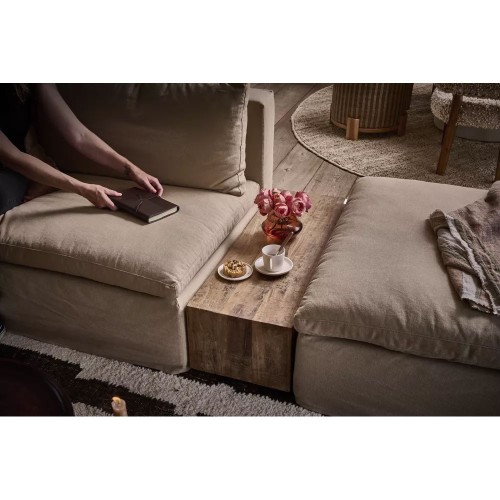 Couchtisch TEMBA L 110 x W 35 x H 30 cm - braun