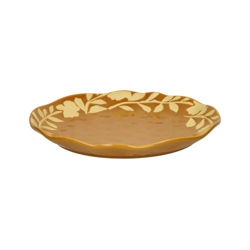 Dessert plate ROMANCE DIA 20.3 x H 2 cm - saffron