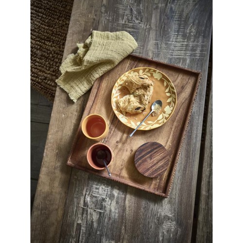 Dessert plate ROMANCE DIA 20.3 x H 2 cm - saffron