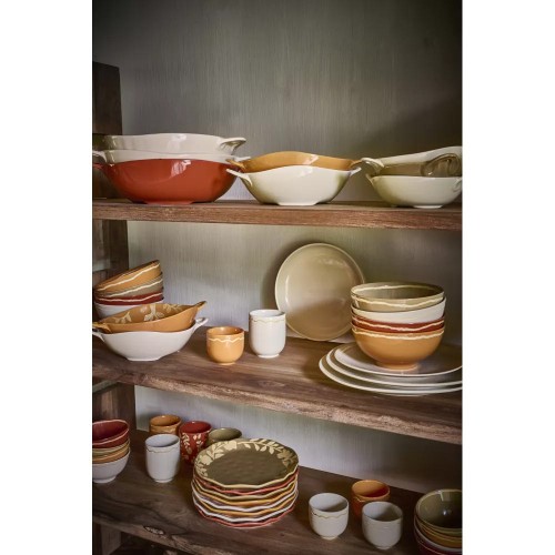 Dessert plate ROMANCE DIA 20.3 x H 2 cm - cumin